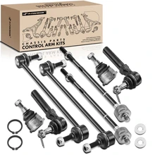 8 Pcs Front Stabilizer Bar Link Tie Rod End with Ball Joint