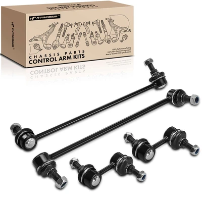 4 Pcs Front & Rear Stabilizer Sway Bar End Link