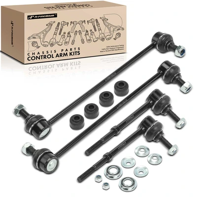 4 Pcs Front & Rear Stabilizer Bar Link Kit