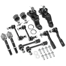 12 Pcs Sway Bar End Link Tie Rod End Ball Joint