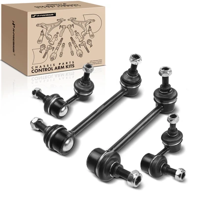 4 Pcs Front & Rear Stabilizer Bar Link