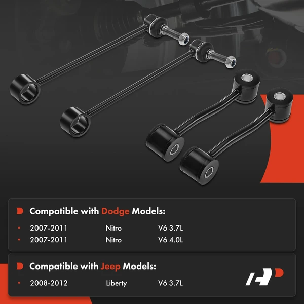Sway Bar Link, Front & Rear, A-Premium APCA1945