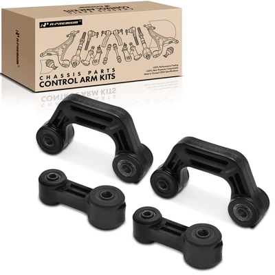 4 Pcs Front & Rear Stabilizer Bar Link