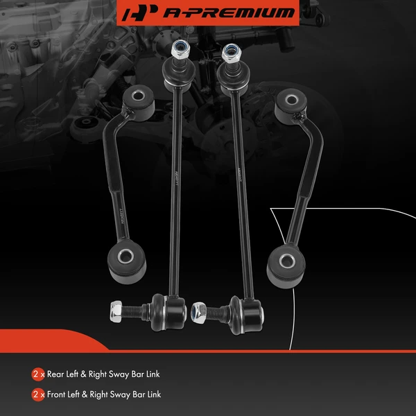Sway Bar Link, Front & Rear, A-Premium APCA1956