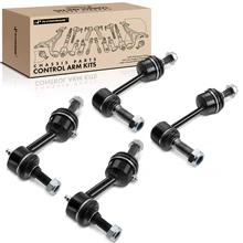 4 Pcs Front & Rear Stabilizer Bar Link with Ball Joints