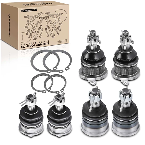 6 Pcs Ball Joint for Honda Accord 90-97 Isuzu Oasis 96-99 Non-Adjustable Type