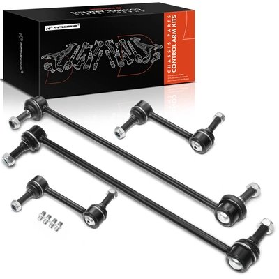 4 Pcs Front & Rear Steering Tie Rod End