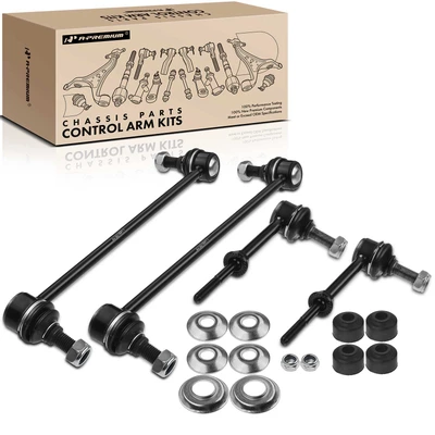 4 Pcs Front & Rear Stabilizer Bar Link Kit