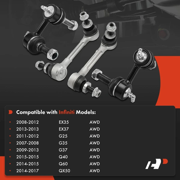 Sway Bar Link, Front & Rear, A-Premium APCA1993