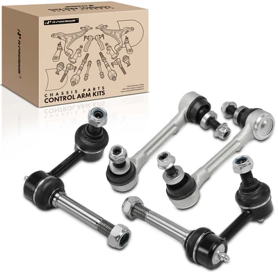 4 Pcs Front & Rear Stabilizer Bar Link