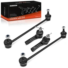 2007-2008 Honda Fit 4pc Sway Bar Link & Tie Rod End Kit A-Premium APCA10236
