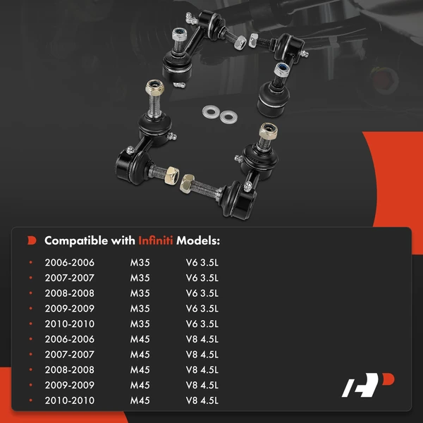 Sway Bar Link, Front & Rear, A-Premium APCA2008