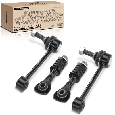4 Pcs Front & Rear Stabilizer Bar End Link