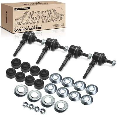 4 Pcs Front & Rear Stabilizer Bar Link