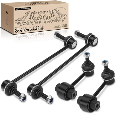4 Pcs Front & Rear Sway Bar Link