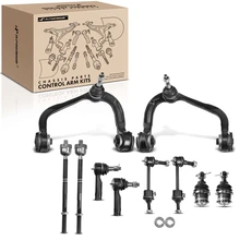 2004-2005 Ford F-150 A Set of 10 Control Arm Ball Joint Sway Bar Link Tie Rod End Kit Front Side A-Premium APCA2032
