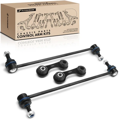 4 Pcs Front & Rear Stabilizer Bar Link
