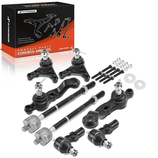 A Set of 8 Ball Joint and Tie Rod End Kit Front Side A-Premium APCA2056