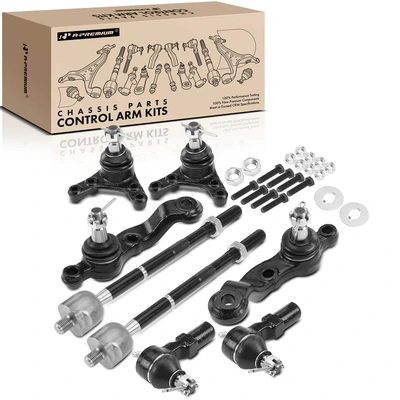 8 Pcs Tie Rod End & Ball Joint