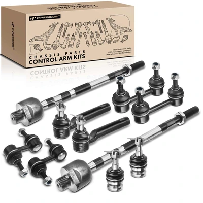 10 Pcs Front & Rear Stabilizer Bar Link with Ball Joint