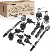 2008-2014 Subaru Impreza A Set of 10 Ball Joint Sway Bar Link and Tie Rod End Kit Front & Rear A-Premium APCA2068