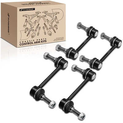 4 Pcs Front & Rear Stabilizer Bar Links