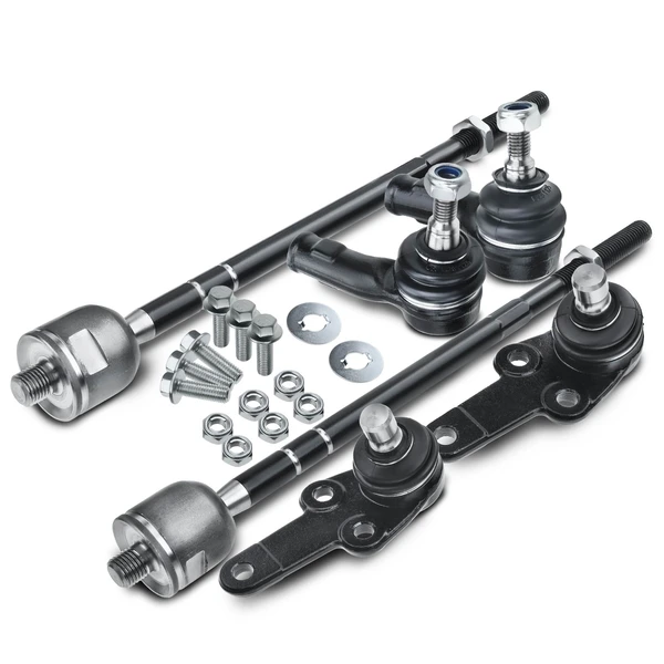 A Set of 6 Ball Joint and Tie Rod End Kit Inner & Outer A-Premium APCA2645