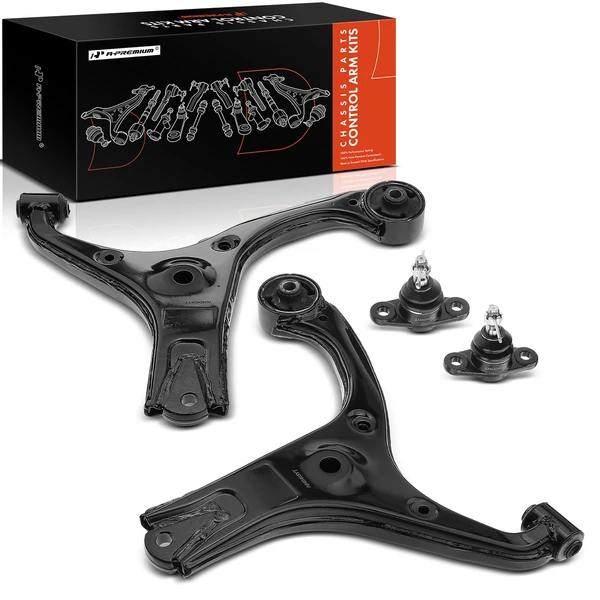 A Set of 4 Control Arm and Ball Joint Kit Front Side A-Premium APCA2683