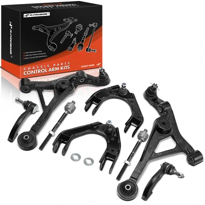 8 Pcs Front Control Arm & Ball Joint Tie Rod