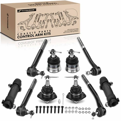10 Pcs Front Tie Rod End with Ball Joint