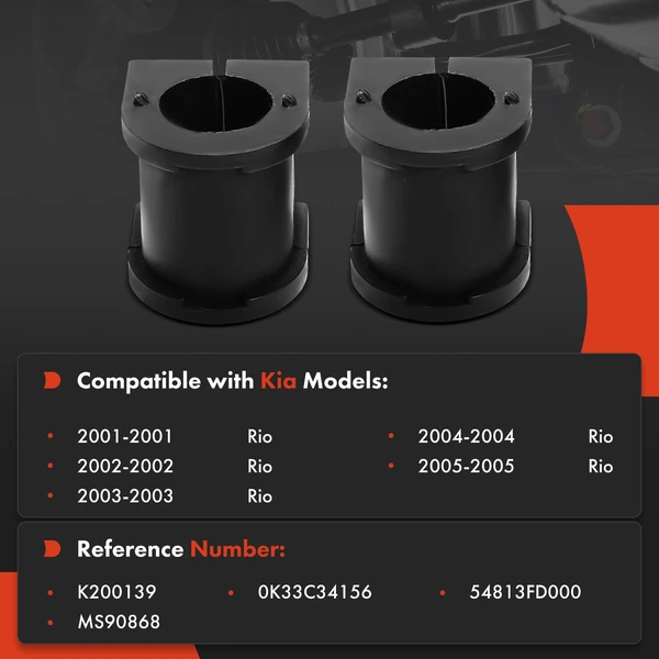 2-Pc Sway Bar Bushing Kit, Front To Frame A-Premium APCA9607