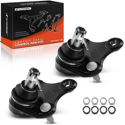2 Pcs Front Lower Ball Joints