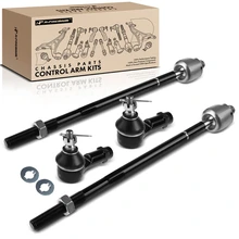 4 Pcs Inner & Outer Tie Rod End