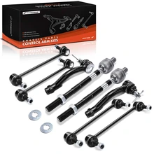 2005-2010 Kia Sportage A Set of 8 Sway Bar Link and Tie Rod End Kit Front & Rear A-Premium APCA2737