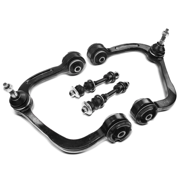 A Set of 4 Control Arm and Sway Bar Link Kit Front Side A-Premium APCA2740