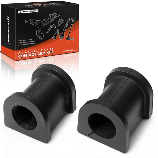 2004-2008 2010 Mitsubishi Endeavor 2-Pc Sway Bar Bushing, Front Driver & Passenger A-Premium APCA9610