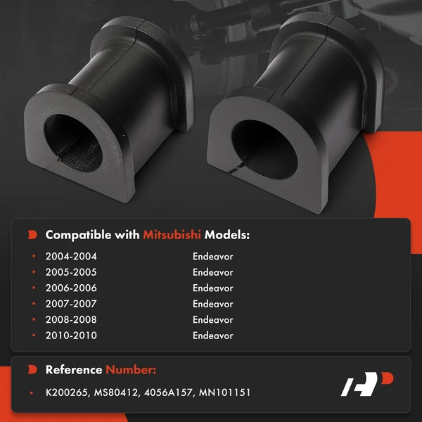 2-Pc Sway Bar Bushing, Front Driver & Passenger A-Premium APCA9610