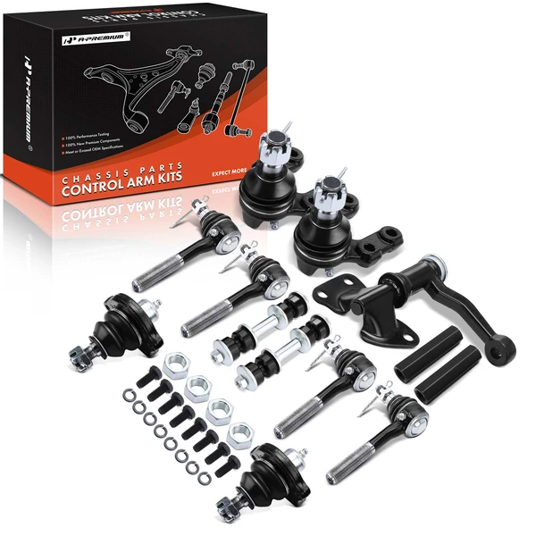 A Set of 13 Ball Joint and Sway Bar Link Full Kit Front Side A-Premium APCA2768