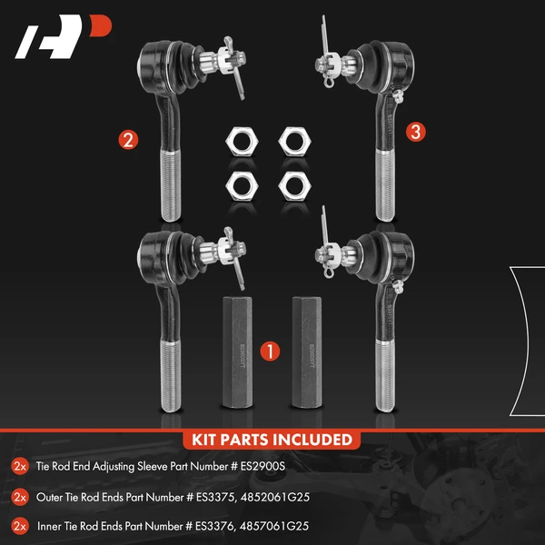 Tie Rod End Inner & Outer A-Premium APCA2770