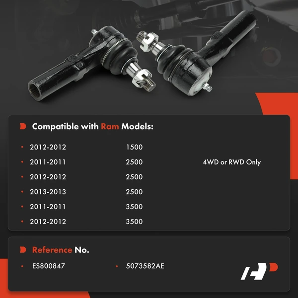 Tie Rod End Front Driver & Passenger Outer A-Premium APCA9150