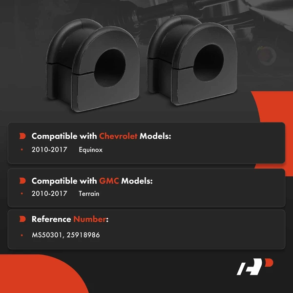 2-Pc Sway Bar Bushing Kit, Front To Frame A-Premium APCA9618