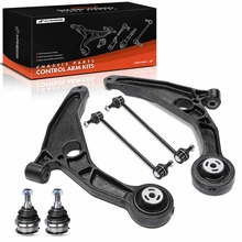 2008-2011 Dodge Avenger A Set of 6 Control Arm Ball Joint and Sway Bar Link Kit Front Side A-Premium APCA2796