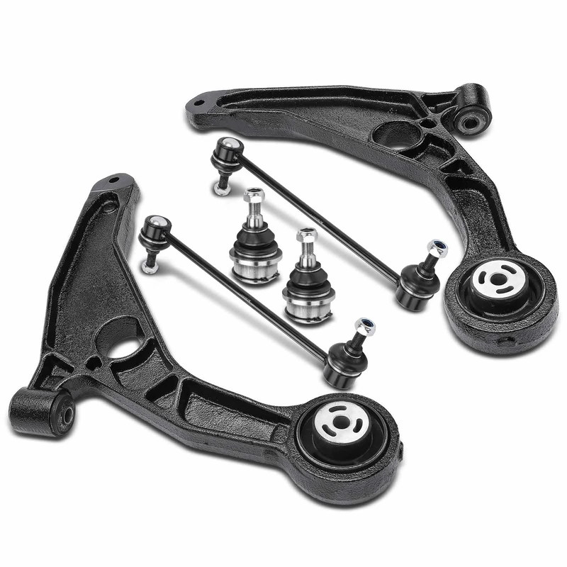 2008-2011 Dodge Avenger A Set of 6 Control Arm Ball Joint and Sway Bar Link Kit Front Side A-Premium APCA2796