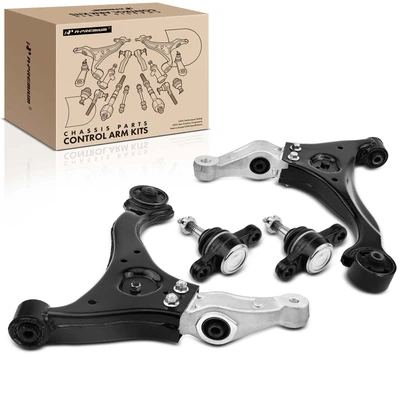 4 Pcs Front Lower Control Arm & Ball Joint