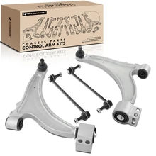 4 Pcs Front Control Arm with Ball Joint Sway Bar Link