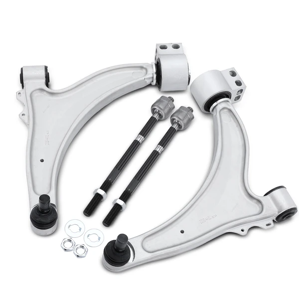 A Set of 4 Control Arm and Tie Rod End Kit Front Side A-Premium APCA2812