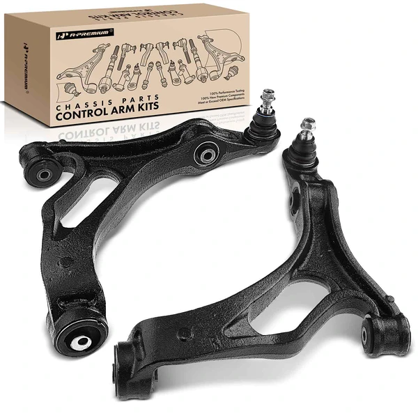 2004-2008 Porsche Cayenne 2-Pc Control Arm and Ball Joint Kit, Front Lower with Ball Joint A-Premium APCA3837