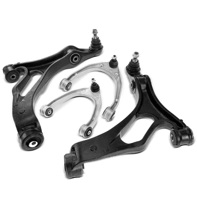 4 Pcs Front Lower & Upper Control Arm with Ball Joint