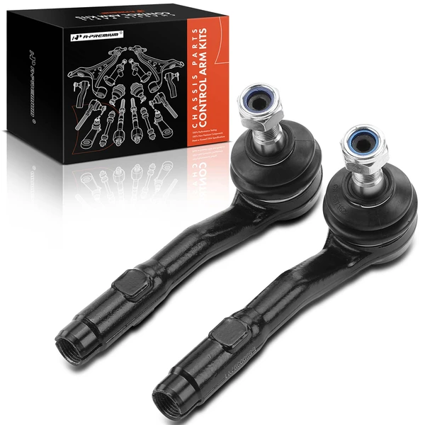 2 Pcs Outer Tie Rod End for BMW E60 525xi 528xi 530xi 535xi F10 3.0L