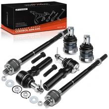 6 Pcs Inner & Outer Tie Rod Ends Ball Joints